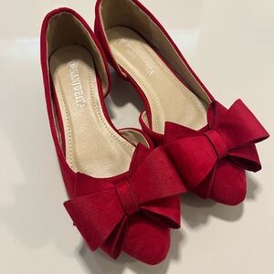 Brand new Red Bow Flats